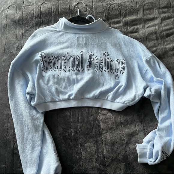 Boys Lie 'Perpetual Feelings' Cropped Sweatshirt - Picture 10 of 16